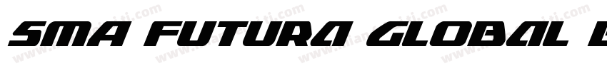 SMA Futura Global Bold Italic字体转换